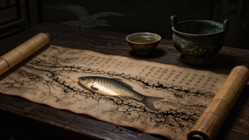 《一条卡在车辙里的鱼,藏着庄子全部的脾气》配图
