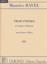 3 Poemes De Mallarme Chant-Piano