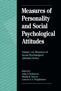 Measures of Personality and Social Psychological Attitudes