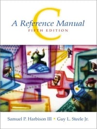 书籍 C: A Reference Manual (5th Edition)的封面