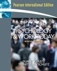Psychology and Work Today