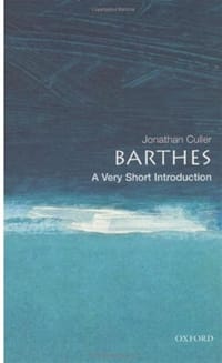 Barthes - Jonathan Culler
