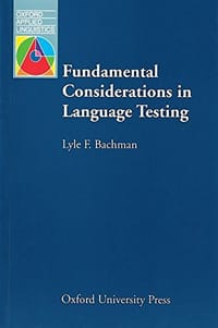 书籍 Fundamental Considerations in Language Testing的封面
