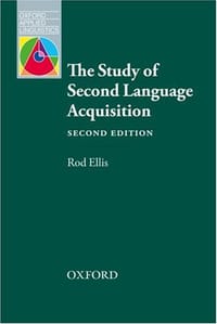 书籍 The Study of Second Language Acquisition的封面