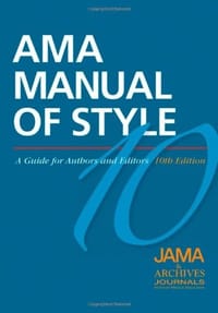 书籍 AMA Manual of Style的封面