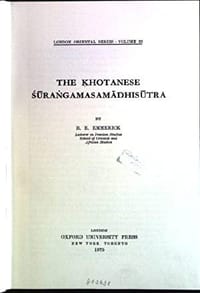 The Khotanese Śūraṅgamasamādhisūtra