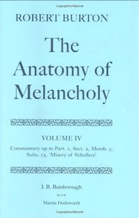 书籍 The Anatomy of Melancholy的封面