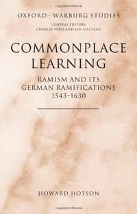 Commonplace Learning - Howard Hotson
