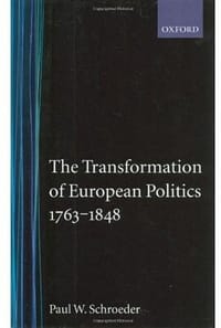 书籍 The Transformation of European Politics 1763-1848的封面