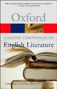 书籍 The Concise Oxford Companion to English Literature的封面