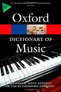 The Oxford Dictionary of Music