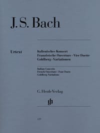 J. S. Bach: Italian Concerto, French Ouverture, Four Duets, Goldberg Variations (Urtext)