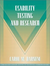 Usability Testing and Research - Carol M. Barnum, Sam Dragga