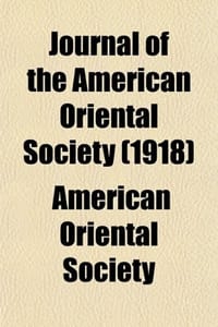 Journal of the American Oriental Society