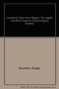 Cuneiform Texts from Nippur