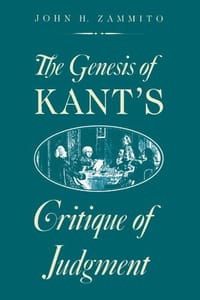 The Genesis of Kant's Critique of Judgment