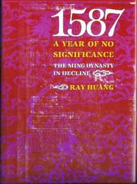 书籍 1587, a Year of No Significance的封面