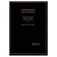 Copyright, Cases and Materials