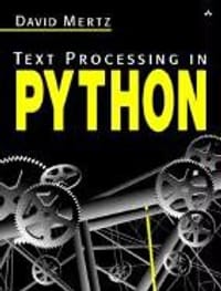 Text Processing in Python - David Mertz