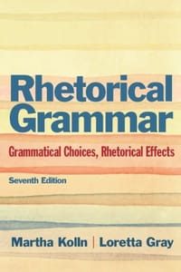 书籍 Rhetorical Grammar的封面