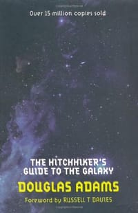 书籍 The Hitchhiker's Guide to the Galaxy的封面