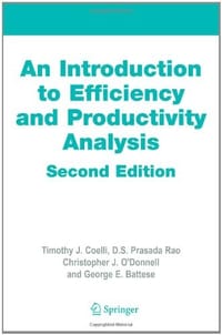 书籍 An Introduction to Efficiency and Productivity Analysis的封面