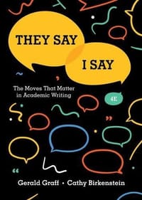 书籍 They Say / I Say: The Moves That Matter in Academic Writing的封面