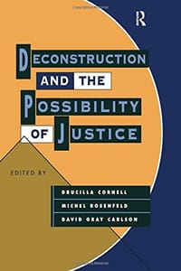 书籍 Deconstruction and the Possibility of Justice的封面
