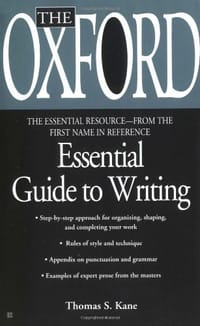 书籍 The Oxford Essential Guide to Writing的封面