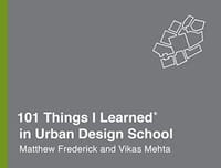 书籍 101 Things I Learned in Urban Design School的封面