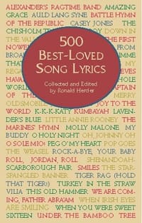 500 Best-Loved Song Lyrics500首最受欢迎歌曲的歌词