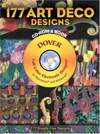 177 Art Deco Designs CD-ROM and Book 艺术装饰设计