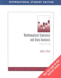 书籍 Mathematical Statistics and Data Analysis的封面