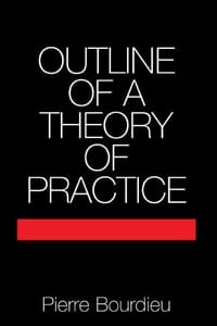 书籍 Outline of a Theory of Practice的封面