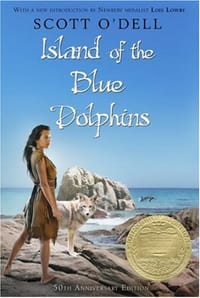 书籍 Island of the Blue Dolphins的封面