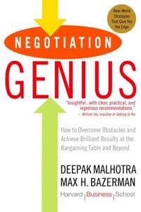 书籍 Negotiation Genius的封面