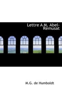 Lettre A M. Abel-Remusat