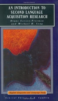 书籍 An Introduction to Second Language Acquisition Research的封面