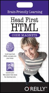 Head First HTML with CSS & XHTML Code Magnet Kit