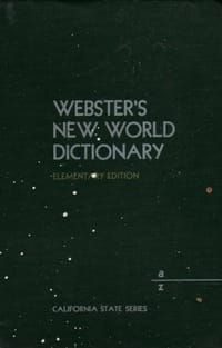 Webster's New World Dictionary