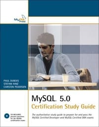 书籍 MySQL 5.0 Certification Study Guide的封面