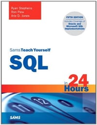 书籍 Sams Teach Yourself SQL in 24 Hours的封面