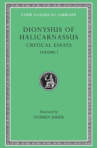 书籍 Dionysius of Halicarnassus的封面