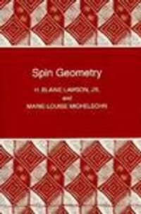 Spin Geometry