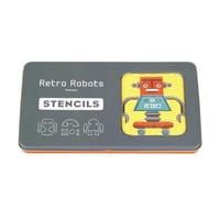 Retro Robot Starter Stencils
