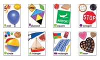 Photo Shapes Learning Cards