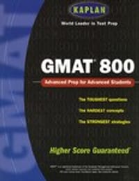 Kaplan GMAT 800