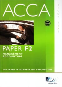 Acca - F2 Management Accounting (Study Text) - 无名图书