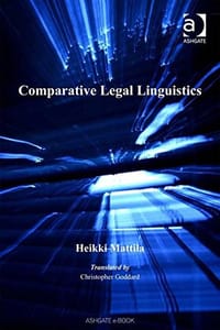 Comparative Legal Linguistics