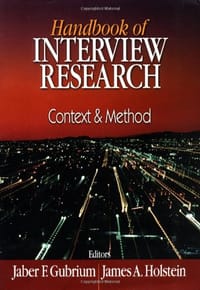 Handbook of Interview Research